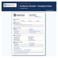 Audience Growth + Analytics Pack | 7 Printable Sheets