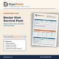 Appointment Organizer Printable | Medical Visit Notes PDF