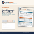 New Diagnosis Organizer | Printable Medical Information Worksheet
