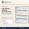Lab Results & Testing Organizer | Printable Medical Test Tracker