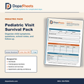 Pediatric Visit Organizer | Printable Doctor Notes for Parents