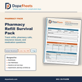 Pharmacy Refill Organizer | Printable Prescription Tracker