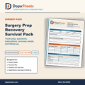 Surgery Prep & Recovery Organizer | Printable Checklist and Notes