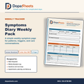Weekly Symptom Diary | Printable Health Tracker