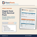 Urgent Care Visit Organizer | Printable Medical Notes