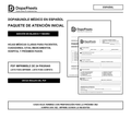 DopaBundle médico en español, paquete imprimible de 24 páginas
