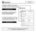 DopaBundle médical en français, ensemble imprimable de 24 pages