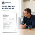 First Phone Agreement for Teens printable parent and teen PDF by DopaSheets